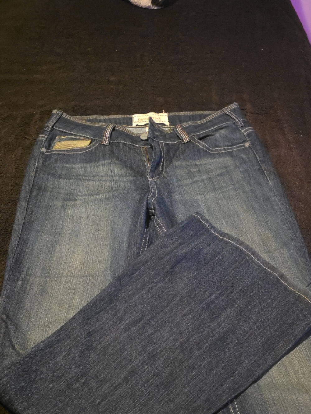 Craft Women’s Dark Blue Bootcut Stretch Jeans